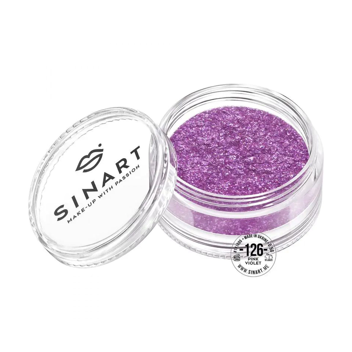 Пігмент для повік Sinart Make-Up With Passion, 126 Pink Violet, 0.5 г